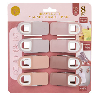 Thumbnail 1: CORE HOME Heavy Duty Magnetic Bag Clips, 8-Piece Set 