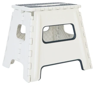 Thumbnail 1: Brookstone Folding Step Stool, 13 in., White 