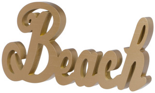 Thumbnail 2: Fancy That 21 In Wooden Beach Script Wall Decor 