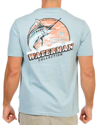 Thumbnail 1: Quiksilver Waterman Men's Short Sleeve Marlin Graphic Tee 