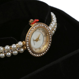 Thumbnail 2: Danecraft Gold Tone Crystal Bezel Boxed Watch 