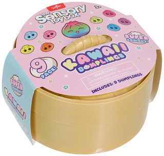 Thumbnail 1: Toymania 9 Pk Squishy Kawaii Dumplings Set 