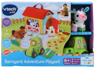 Thumbnail 1: VTech 7 Pc Musical Barnyard Adventure Playset 
