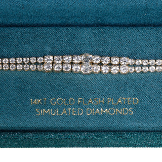 Thumbnail 2: Guiliana Gold Plated Double Row Tennis Bracelet 