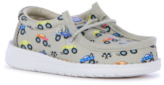 Thumbnail 1: Hey Dude Toddler Boys Wally Truck Print Casual Slip-On Shoes 