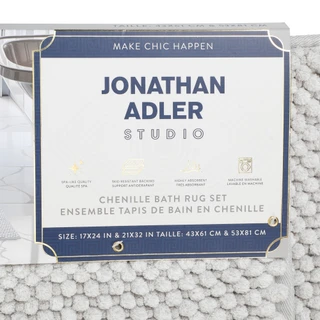 Thumbnail 3: Jonathan Adler Maison Heather Bath Rug Set, 2-Piece, Light Pastel 