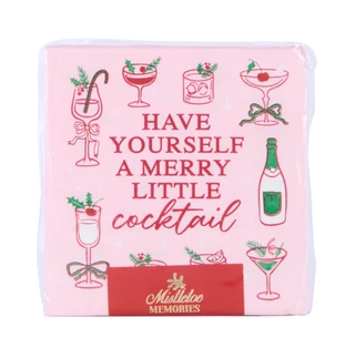 Thumbnail 1: Deejay Home Designs 40-Count Cocktail Napkins 