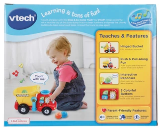 Thumbnail 2: VTech Drop & Go Dump Truck with 4 Balls 