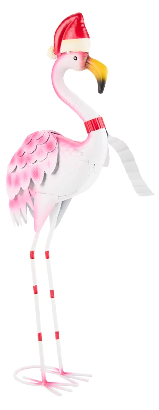 Thumbnail 2: Magical Season 24-Inch Flamingo Metal Figurine 