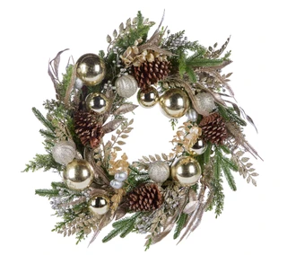 Thumbnail 1: Magical Season Pinecone Ornament Wreath 