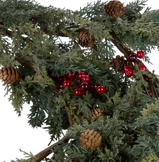 Thumbnail 2: Magical Season Real Touch Pinecone Berry Garland 