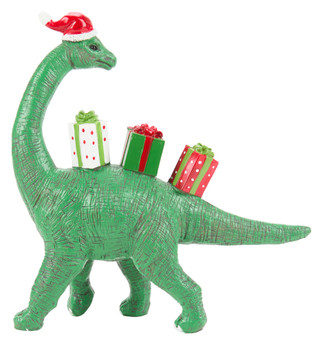 Thumbnail 2: Magical Season 11-Inch Dino Santa Hat Figurine 