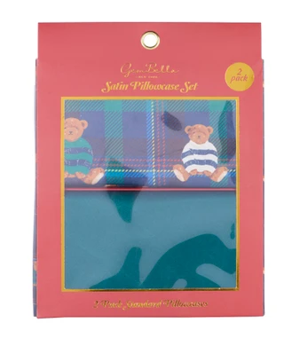 Thumbnail 1: Gem Bella 2-Pack Standard Satin Pillowcases 