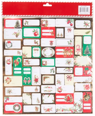 Thumbnail 2: ALEF 120-Pc. Holiday Gift Tag & Sticker Set 