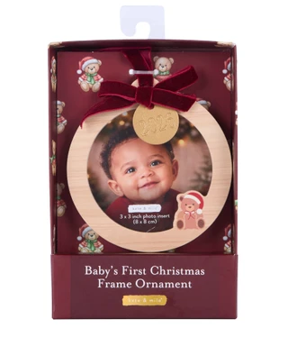 Thumbnail 1: Pearhead Baby's First Christmas Frame Ornament 