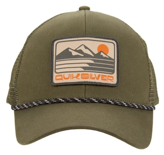 Thumbnail 1: Quiksilver Men's Mesh Adjustable Logo Cap with Rope Detail 