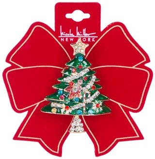 Thumbnail 1: Nicole Miller Christmas Tree Pin 