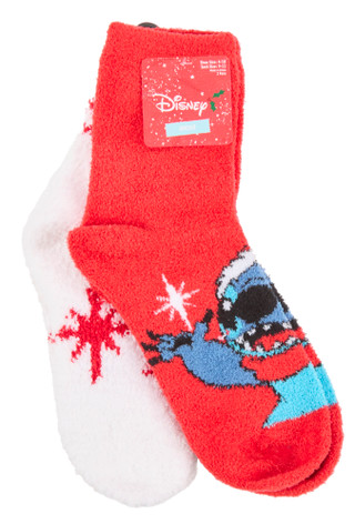 Thumbnail 1: Disney Women's 2-Pair Cozy Crew Socks 