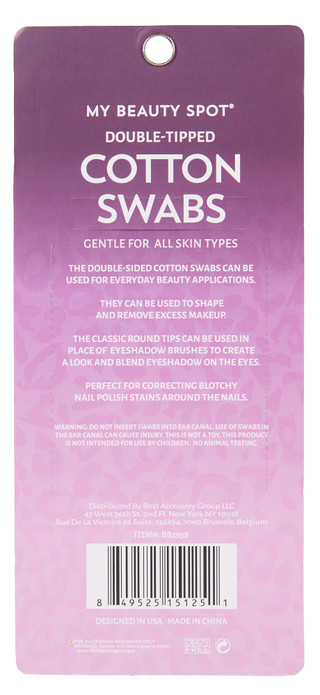 Thumbnail 2: My Beauty Spot 750 Ct Double-Tipped Cotton Swabs 