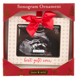 Thumbnail 1: Pearhead Sonogram Photo Ornament 
