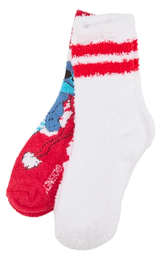 Thumbnail 2: Disney Women's 2-Pair Cozy Crew Socks 