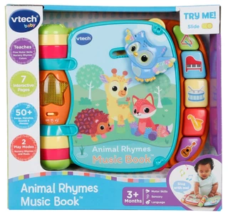 Thumbnail 1: VTech Animal Rhymes Music Book with 6 Nursery Rhymes 