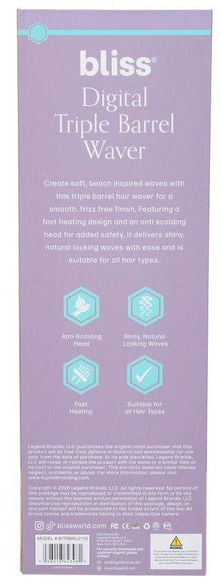 Thumbnail 2: Bliss Digital Triple Barrel Waver 