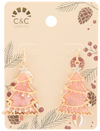Thumbnail 1: C&C California Christmas Tree Drop Earrings 