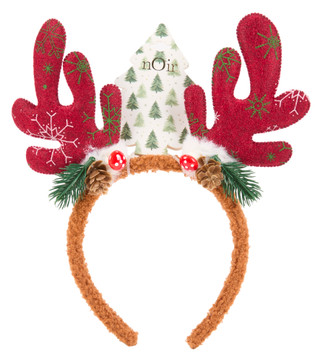 Thumbnail 1: Noir Christmas Antler Headband 
