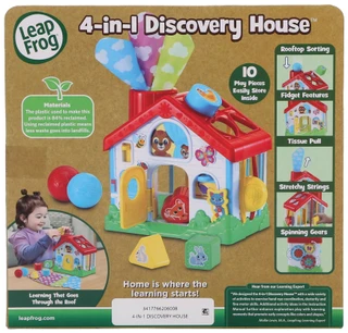 Thumbnail 2: Leap Frog 4-In-1 Discovery House Learning Toy 