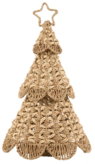 Thumbnail 1: Caribbean Joe 25-Inch Seagrass Scalloped Tier Tree 