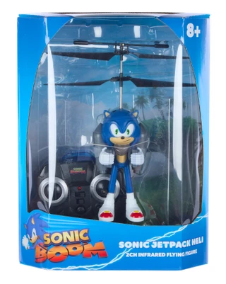 Thumbnail 1: Sonic Boy's Sonic Jetpack Flying Figure Helicopter 