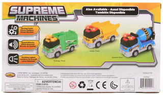 Thumbnail 2: Supreme Machines Boys' Lights & Sounds Rescue Fleet Toy Set 