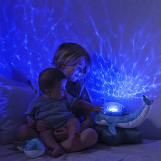Thumbnail 3: CLOUD B Baby Tranquil Whale Plush Projector Toy 