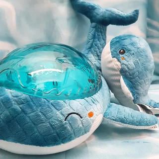 Thumbnail 5: CLOUD B Baby Tranquil Whale Plush Projector Toy 
