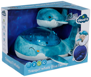 Thumbnail 1: CLOUD B Baby Tranquil Whale Plush Projector Toy 