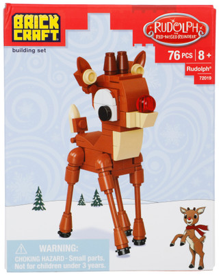 Thumbnail 1: Brick Craft Rudolph 76-Piece Figure Building Set 