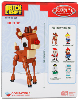 Thumbnail 2: Brick Craft Rudolph 76-Piece Figure Building Set 