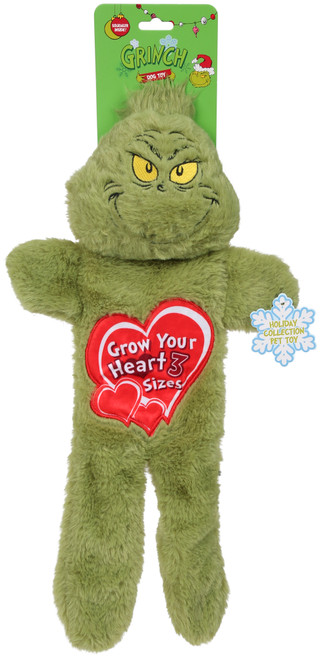 Thumbnail 1: THE GRINCH 18-Inch Crinkle Plush Dog Toy 