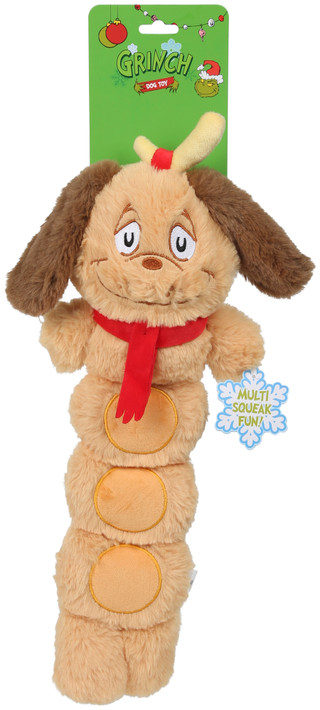 Thumbnail 1: Dr. Seuss Max Multi Squeak Dog Toy 