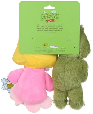 Thumbnail 2: THE GRINCH 2-Pack Plush Holiday Dog Toys 