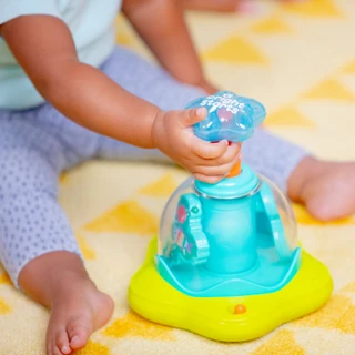 Thumbnail 3: Bright Stars Press & Glow Spinner Musical Toy 