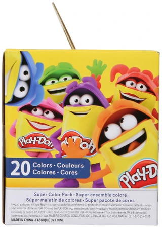 Thumbnail 2: Hasbro Super Color Pack of 20 Cans Modeling Compound 