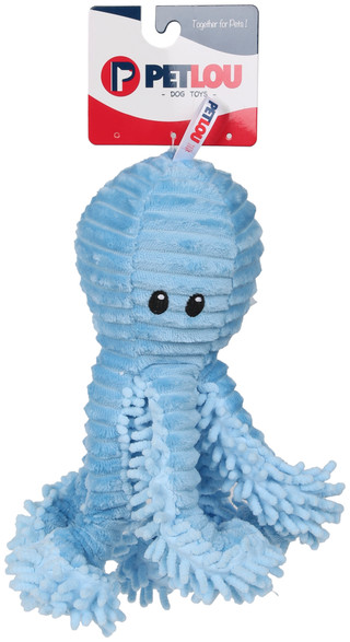 Thumbnail 1: Petlou Blue Bay Octopus Dog Toy 