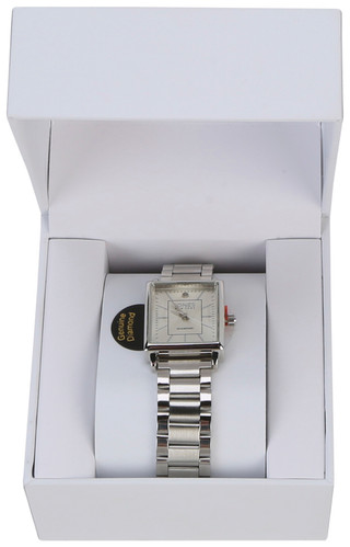 Thumbnail 1: JONES NEW YORK Silver Tone Rectangular Boxed Watch 