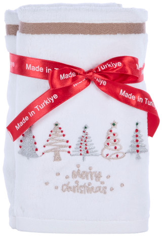 Thumbnail 1: Brooks Brothers 2-Piece Five Trees Hand Towel Set 