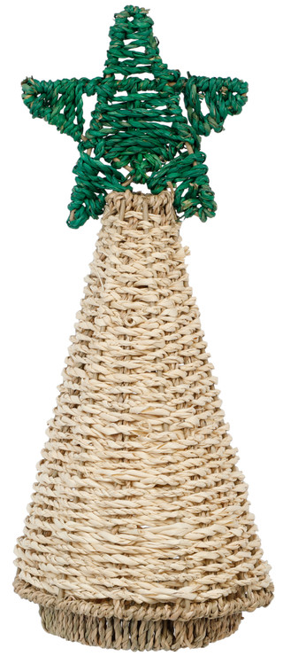 Thumbnail 1: Caribbean Joe Seagrass Christmas Tree Decor 