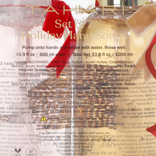 Thumbnail 2: Tahari Set of 2 Foaming Holiday Hand Soaps 
