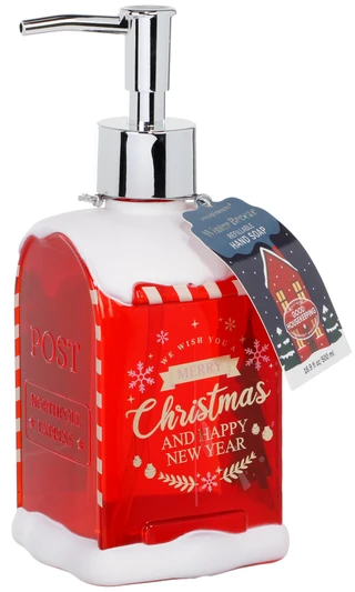 Thumbnail 1: SIMPLE PLEASURES Christmas Mailbox Refillable Hand Soap 