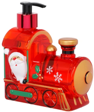 Thumbnail 1: SIMPLE PLEASURES 17 oz. Santa Train Soap Dispenser 